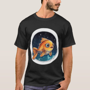 Camiseta Peixe Fofo Kawaii Boa Noite