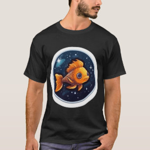 Camiseta Peixe Fofo Kawaii Boa Noite