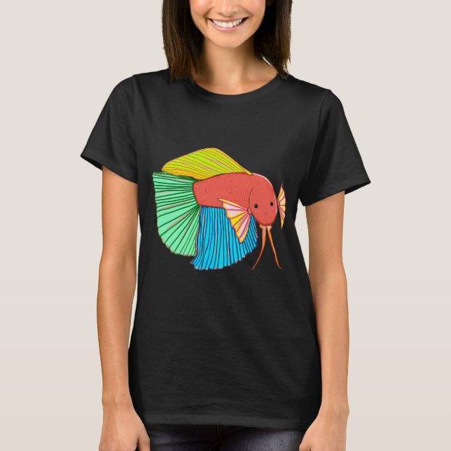 Camiseta Peixe Fugu Peixe Comercializável (Frente)