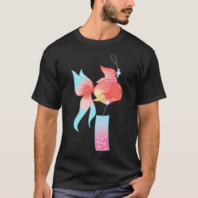 Camiseta Peixe furin sakura (Frente)