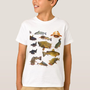 Camiseta Peixe-gato da pesca