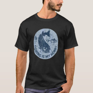 Camiseta Peixe Gato De Pesca É Meu Hobby Pescador