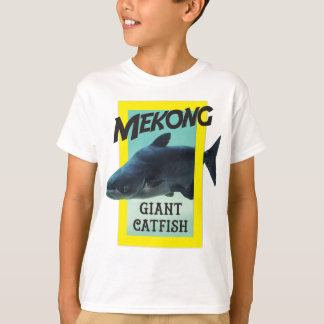 Camiseta Peixe-gato do gigante de Mekong