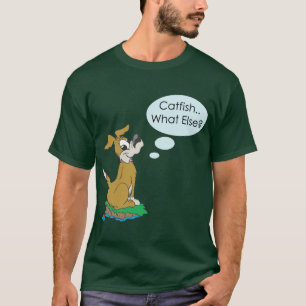 Camiseta Peixe-gato engraçado da pesca do humor da pesca da