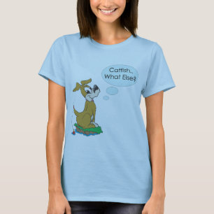 Camiseta Peixe-gato engraçado da pesca do humor da pesca da