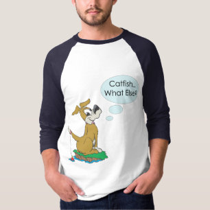 Camiseta Peixe-gato engraçado da pesca do humor da pesca da