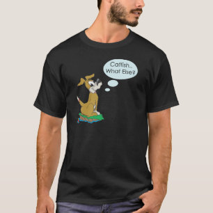 Camiseta Peixe-gato engraçado da pesca do humor da pesca da
