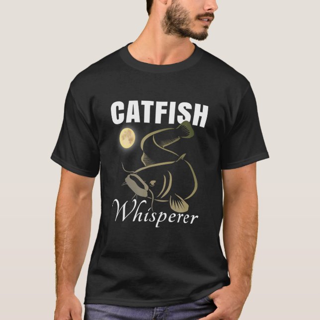 Camiseta Peixe-gato Suspiro Peixe-Trabalho de arte (Frente)