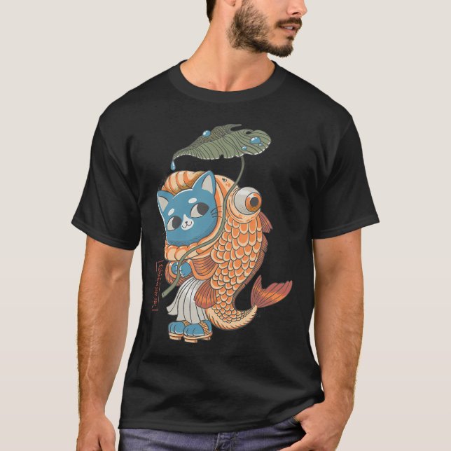 Camiseta Peixe gato Yokai (Frente)
