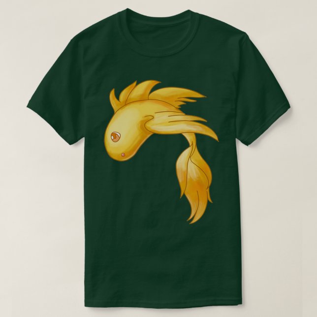 Camiseta Peixe Goldfish (Frente do Design)