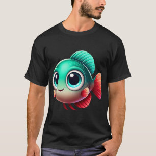 Camiseta Peixe Gourami Adorável
