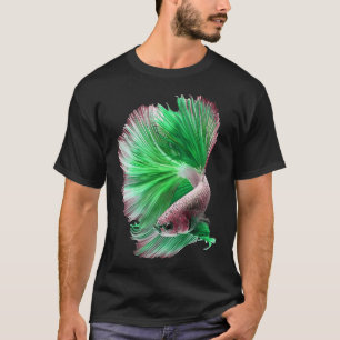 Camiseta Peixe Guppy Verde Bonito Guppies Fantasia Peixe Ta
