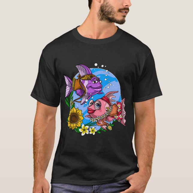 Camiseta Peixe Hippie (Frente)