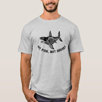 Camiseta Peixe Intestino, Não Casas Humor Divertido de Pesc