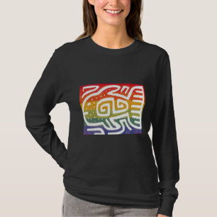 Camiseta Peixe Íris Colorido