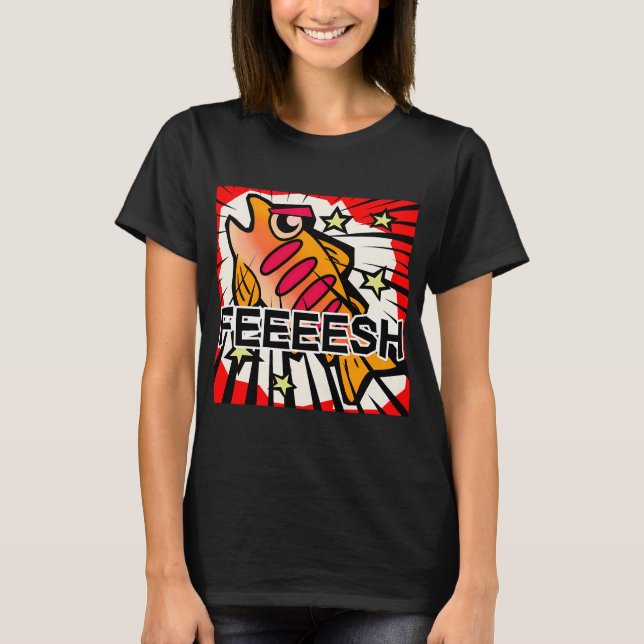 Camiseta Peixe IRRRRAAA (Frente)