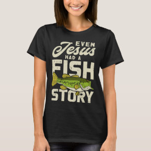 Camiseta Peixe Jesus História Pescador Deus Cristo Pescando