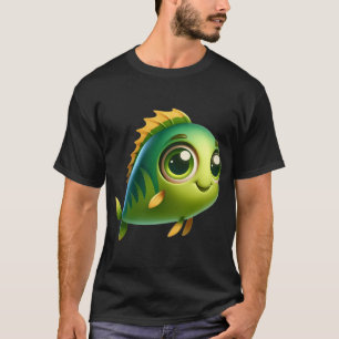 Camiseta Peixe Kelp Adorável Greenling