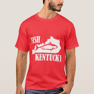 Camiseta Peixe Kentucky Produto da pesca Funny Setor da Pes