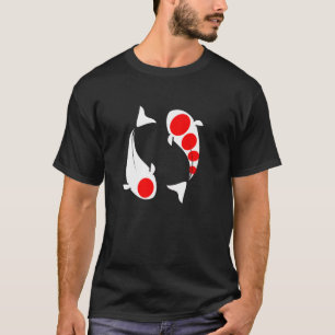 Camiseta Peixe Kohaku Koi Feng Shui Sortudo Japão Nishikigo