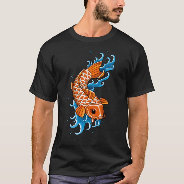 Camiseta peixe koi (Frente)