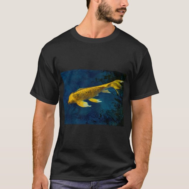Camiseta Peixe Koi Dourado (Frente)