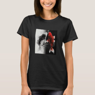 Camiseta Peixe Koi Estético Samurai Japonês