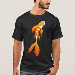 Camiseta Peixe Koi Laranja (sem contorno)