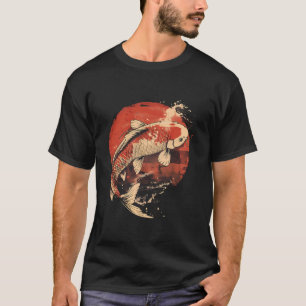 Camiseta Peixe Koi Peixe Carp Japonês Nishikigoi Peixe As