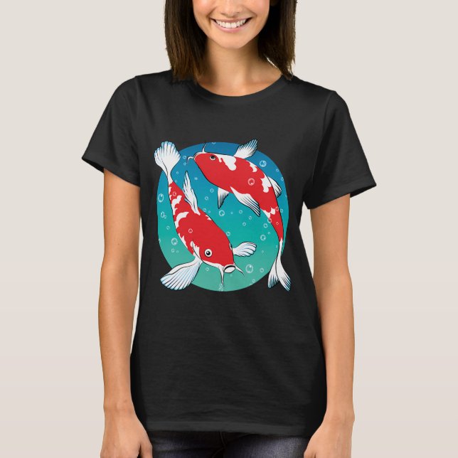 Camiseta Peixe Koi Vermelho (Frente)