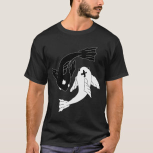 Camiseta Peixe Koi Yin Yang (Pequeno) – Arte de Equilíbri