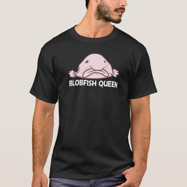Camiseta Peixe-Lábio Para Mulheres Mãe Peixe Profundo Zooló (Frente)