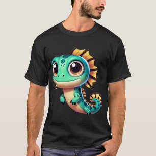 Camiseta Peixe-Lagarto Adorável