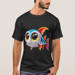 Camiseta Peixe-Lanterna Adorável