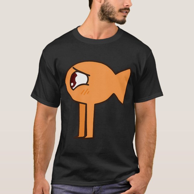 Camiseta Peixe Laranja c/ Pernas (Frente)