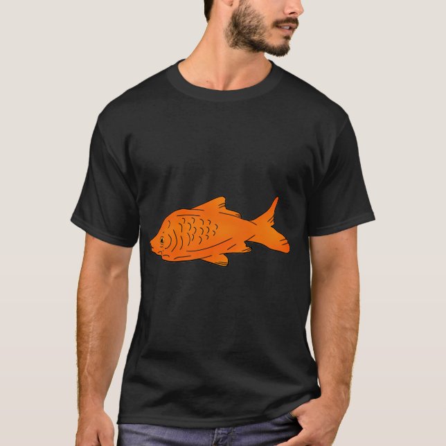 Camiseta Peixe Laranja-Vermelho (Frente)
