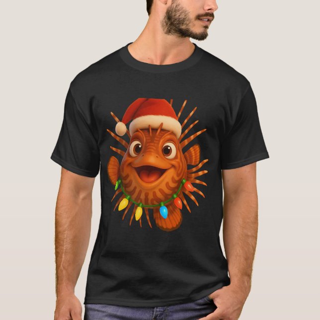 Camiseta Peixe-Leão de Natal (Frente)