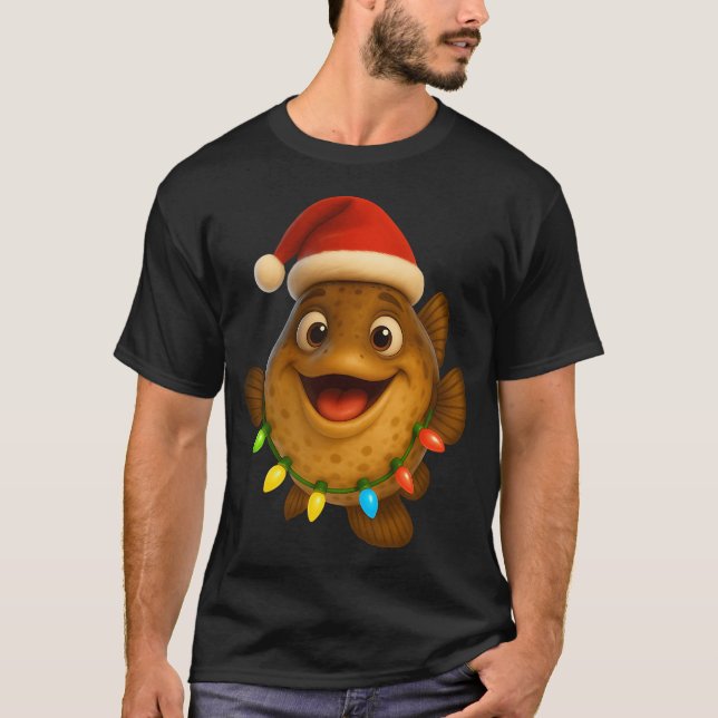 Camiseta Peixe Linguado de Natal (Frente)
