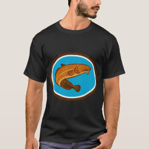 Camiseta Peixe Lota Oval Retro