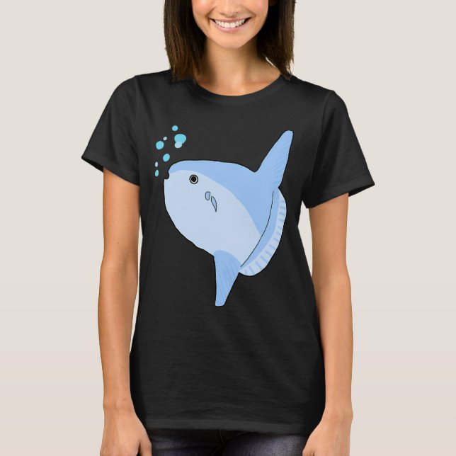 Camiseta Peixe-Lua Fofo (Frente)