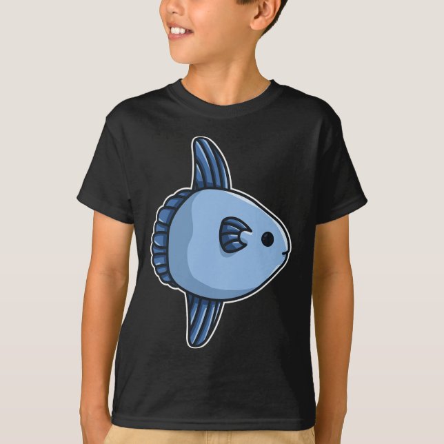 Camiseta Peixe Lua Peixe Lua Comum Mola - Mola Mola Peixe (Frente)