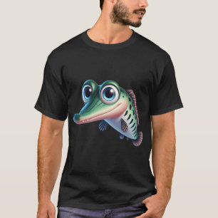 Camiseta Peixe lúcio adorável