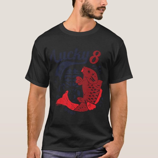 Camiseta Peixe Lucky 8 (Frente)