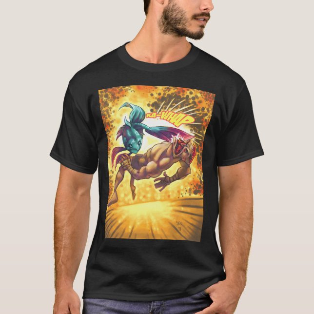 Camiseta Peixe Lutador (Frente)