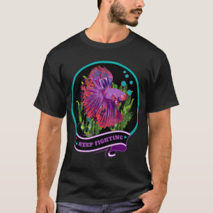 Camiseta Peixe Lutador Betta Persistente