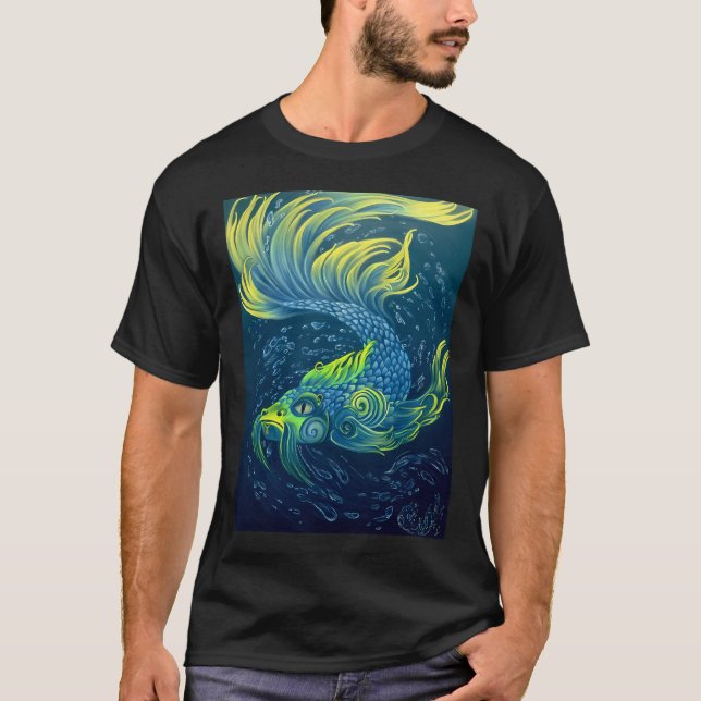 Camiseta Peixe Lutador Chinês (Frente)