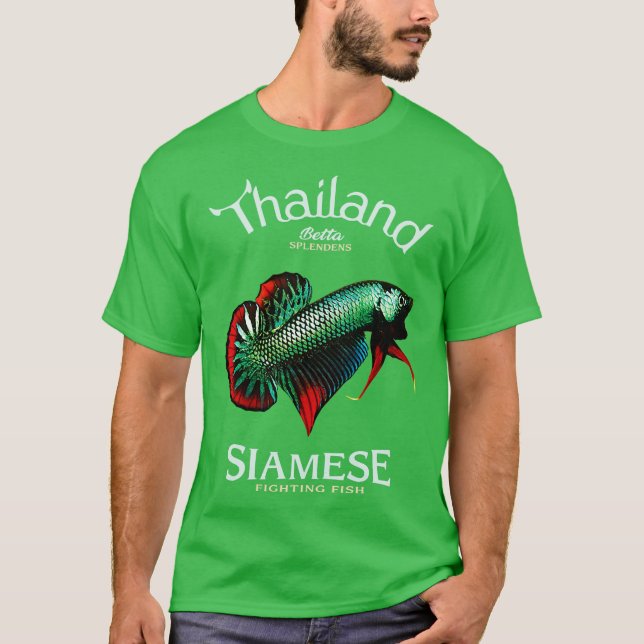 Camiseta Peixe-Lutador-Siames (Frente)