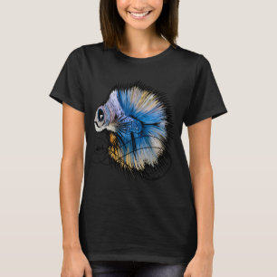 Camiseta Peixe lutador zumbi