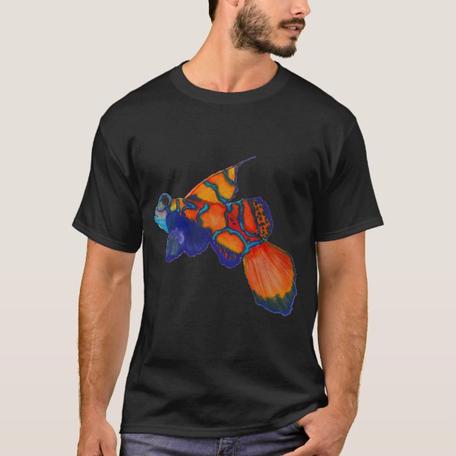 Camiseta peixe-mandarim (Synchiropus splendidus) (Frente)