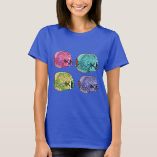 Camiseta Peixe-Manteiga, Peixe-recife de Coral Submarino